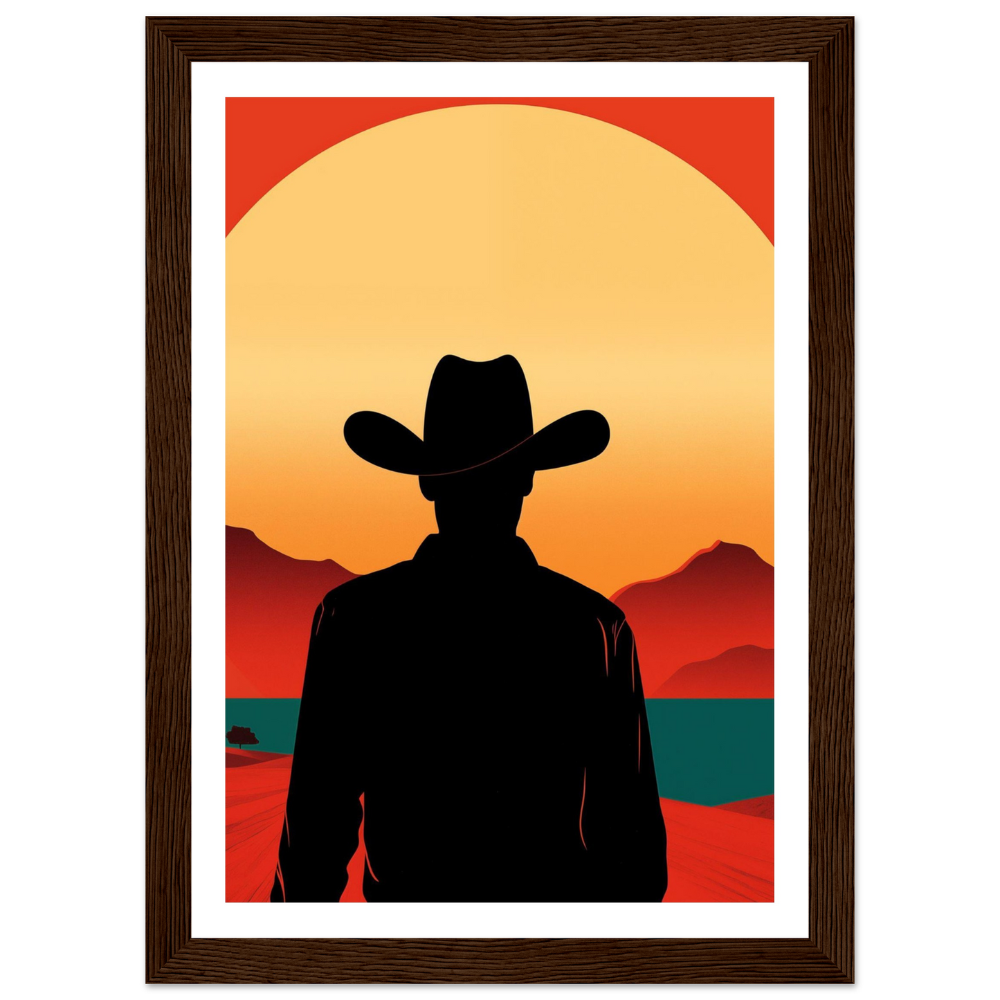 Vintage Western - lonesome Cowboy