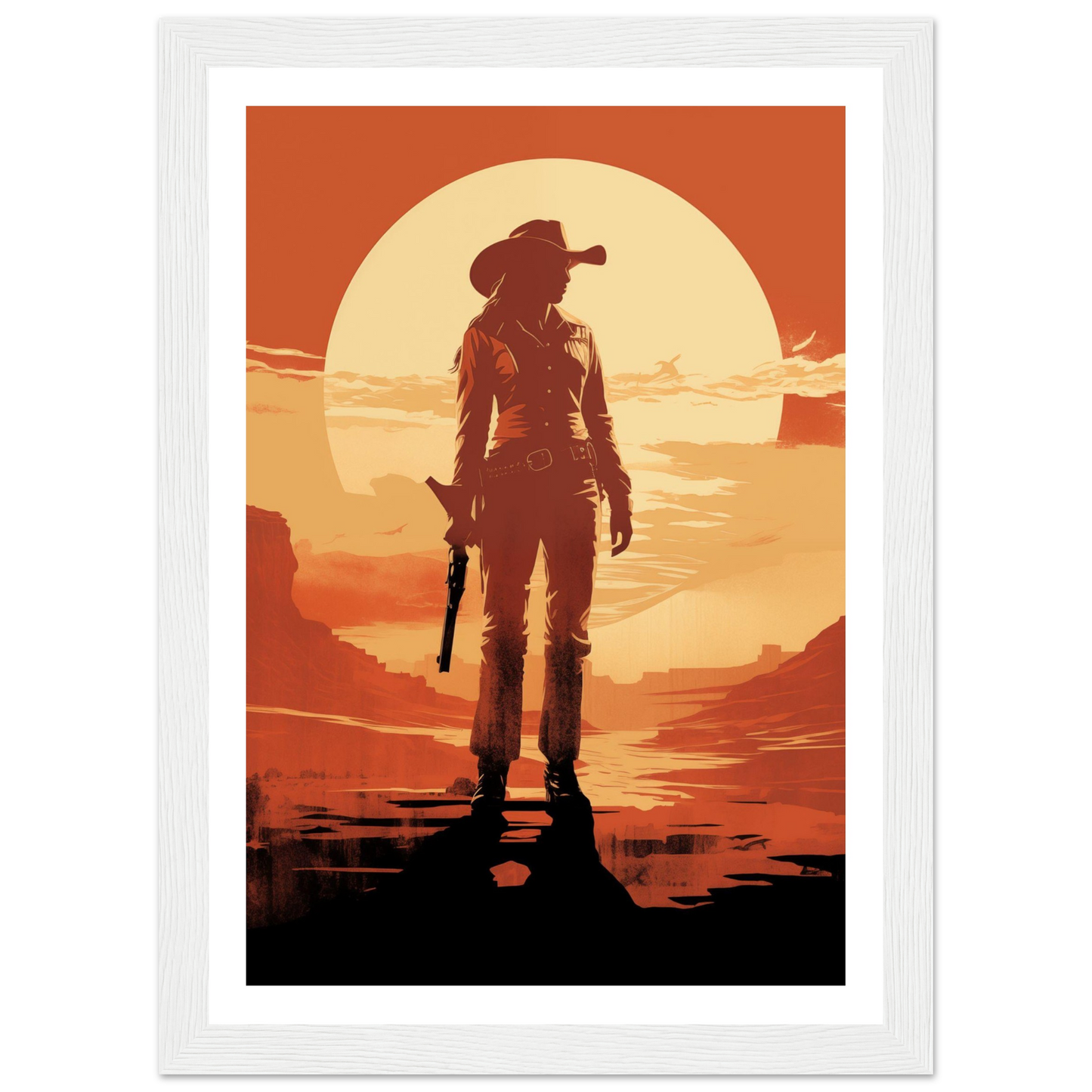 Vintage Western - Pistol Lady