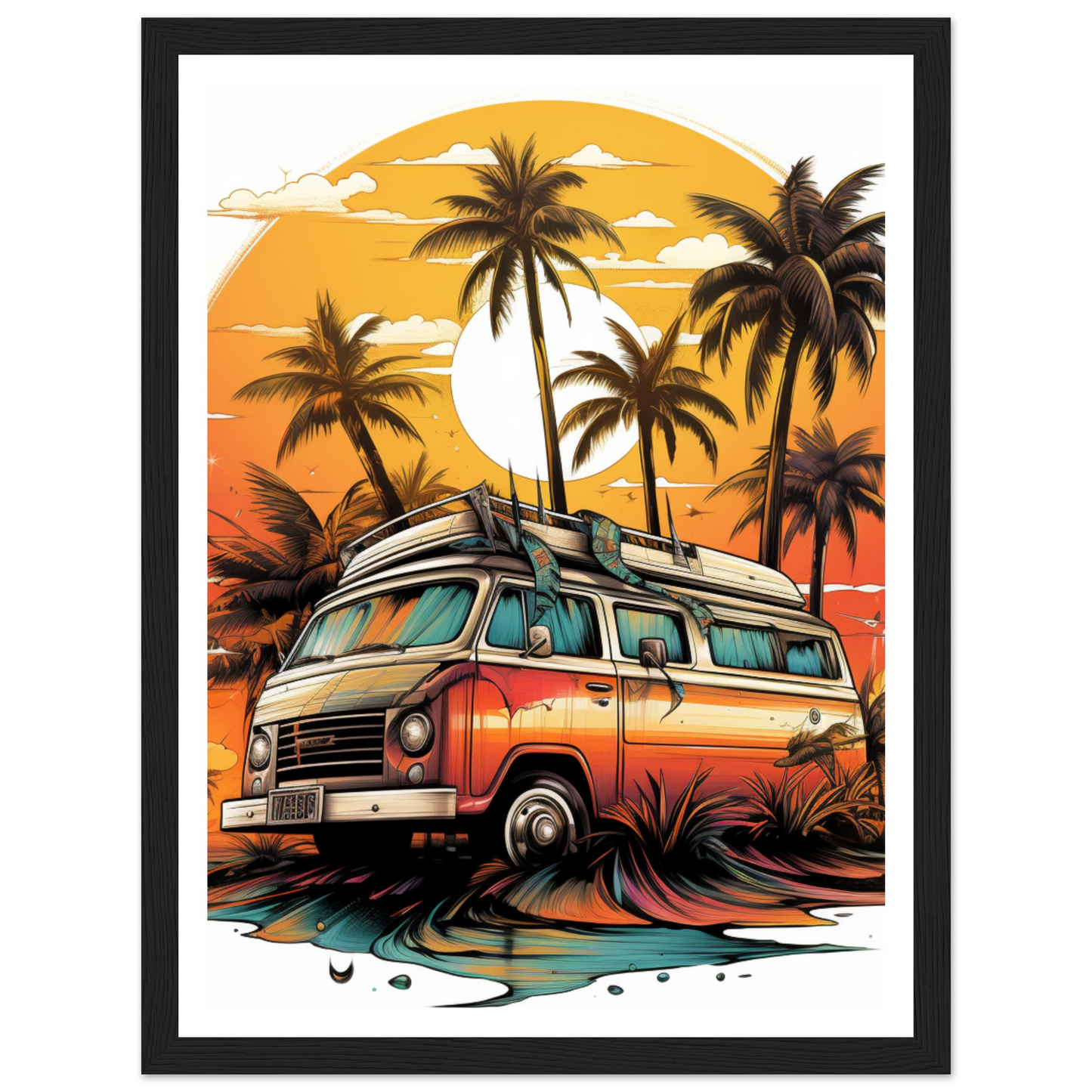 Van Life - rosting on the beach