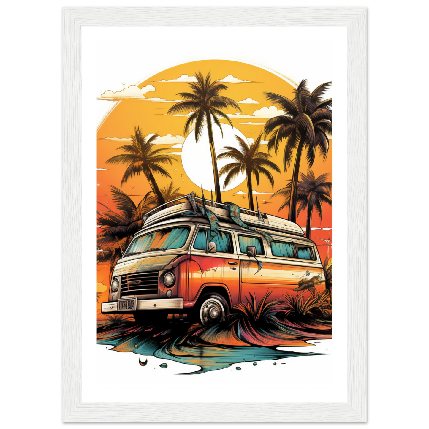 Van Life - rosting on the beach
