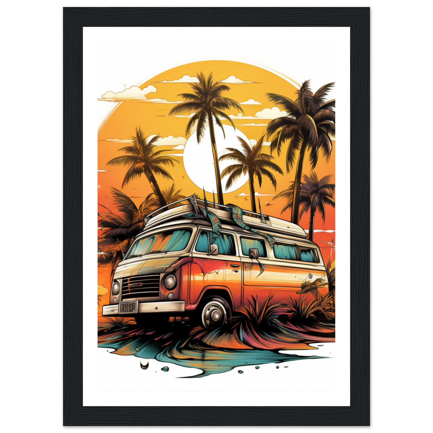 Van Life - rosting on the beach