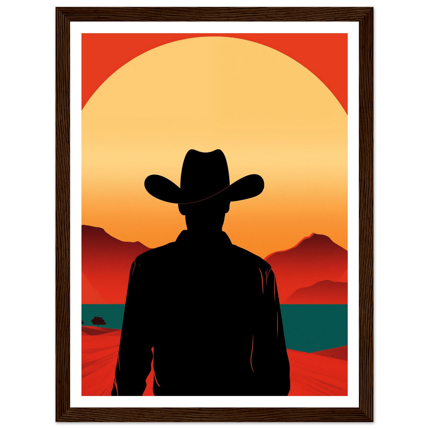 Vintage Western - lonesome Cowboy