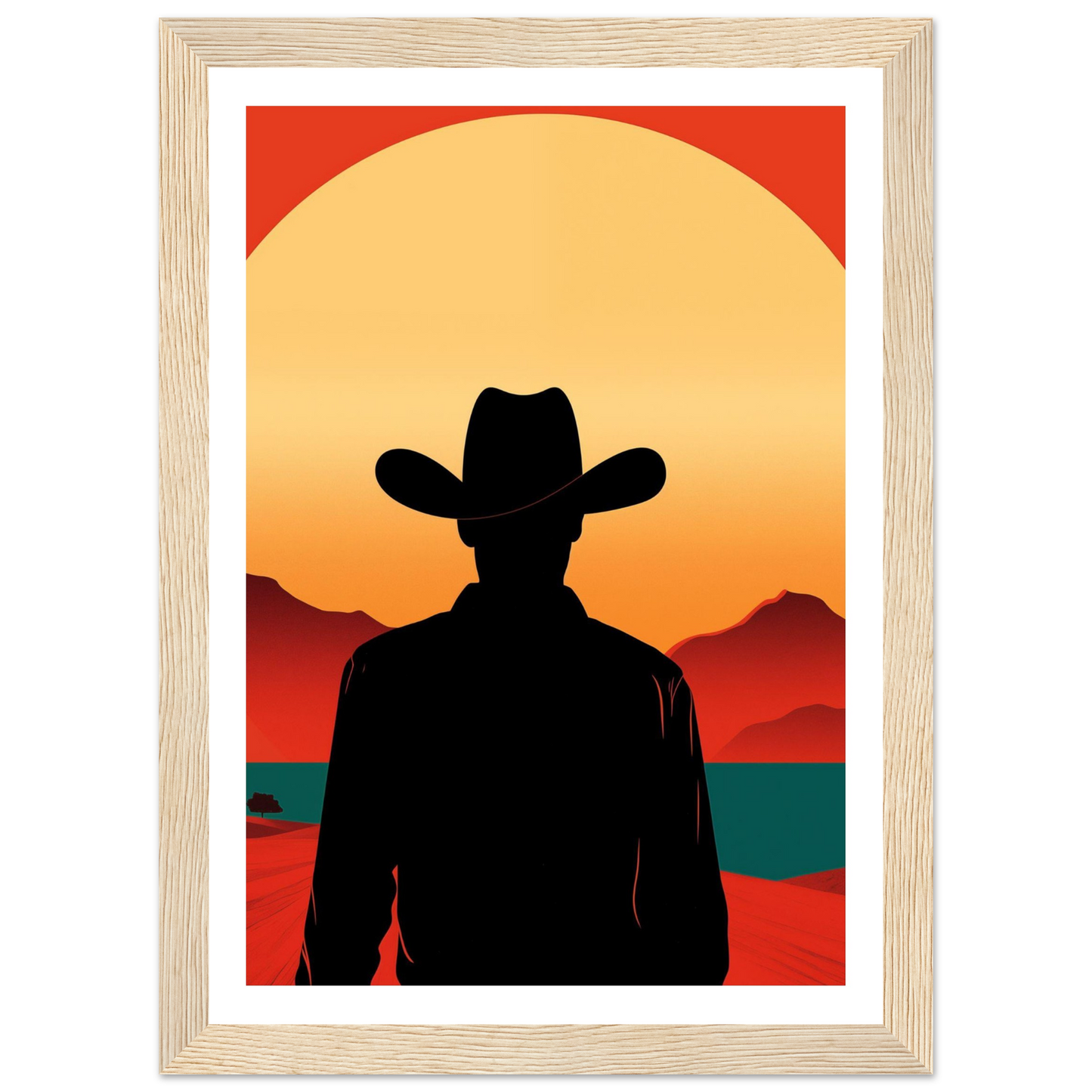 Vintage Western - lonesome Cowboy