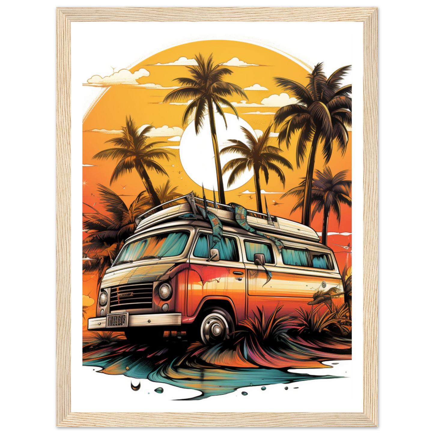Van Life - rosting on the beach