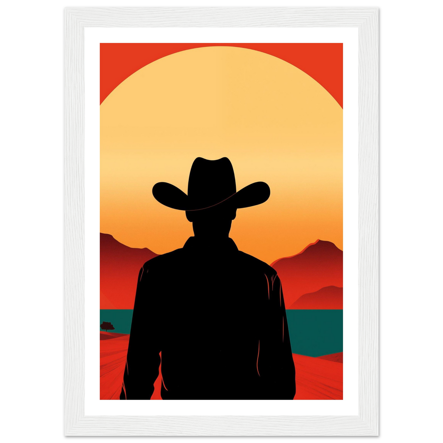 Vintage Western - lonesome Cowboy
