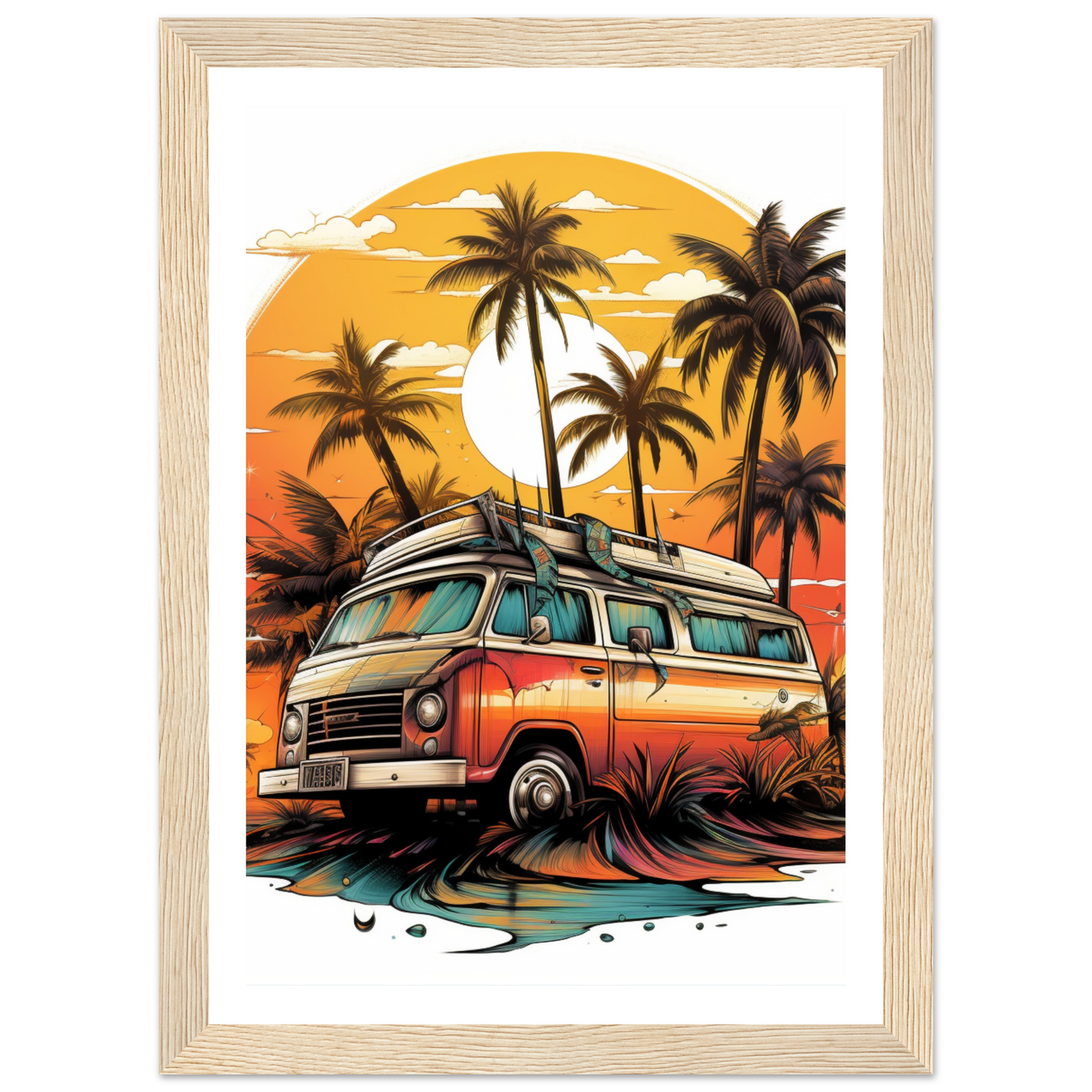 Van Life - rosting on the beach