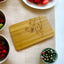 Frühstücksbrettchen personalisiert Vatertag Bambus Brettchen Schneidebrettchen Kinder Holz mit Gravur