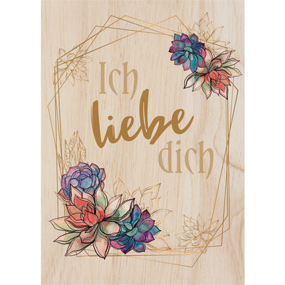 Tinycardz - Ich liebe dich flower