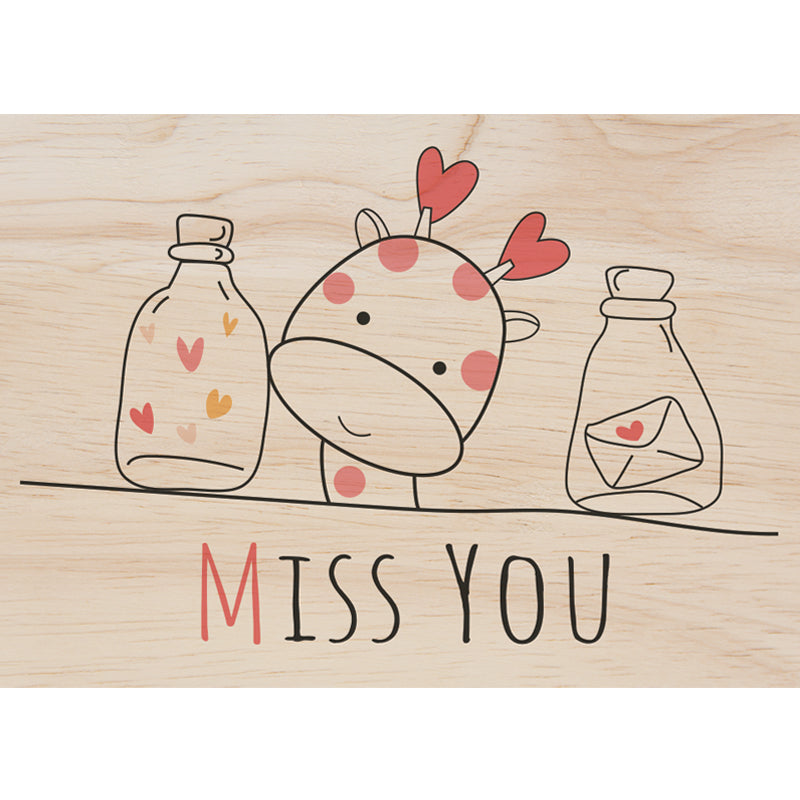 Tinycardz - Miss you - Giraffe