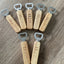 Flaschenöffner aus Holz Papa Opa Vatertag Edelstahl personalisiert mit Gravur